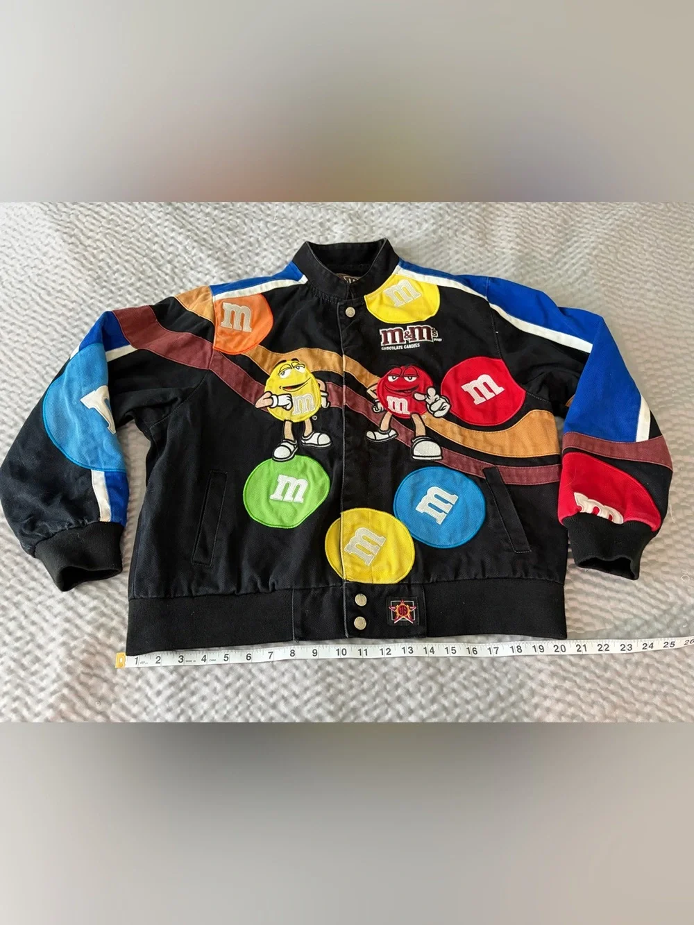 M&M'S Black Kids Embroidered Candy Patch Jacket